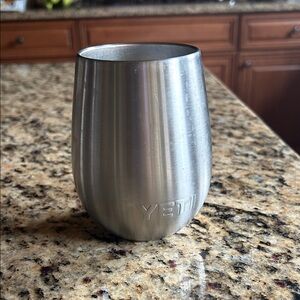 YETI Silver Wine Tumbler